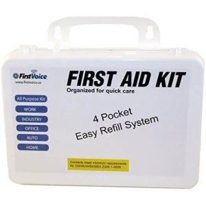 First Voice Ansi-10P Bulk First Aid Kit, Plastic, 10 Person